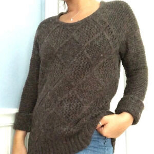 AEO • Brown Wool Blend Sweater